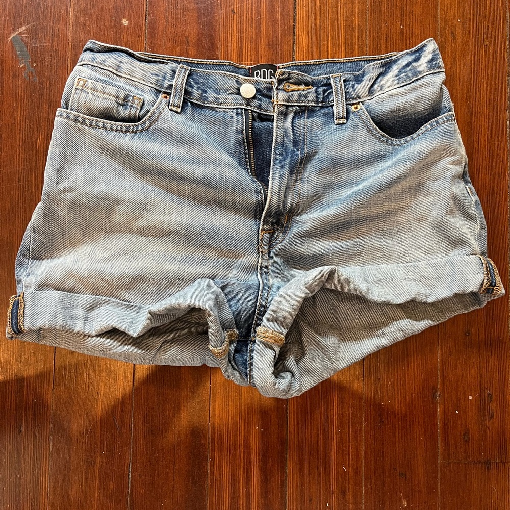BDG mom high rise denim shorts